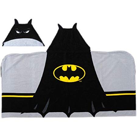 Batman Logo Hooded Towel by Franco Manufacturing by Warner Bros