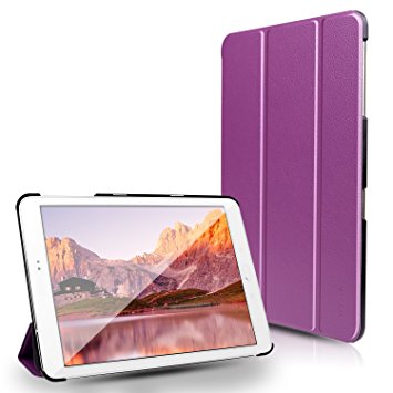 Tab S2 8 Case, JETech Gold Slim-Fit Smart Case Cover for Samsung Galaxy Tab S2 8.0 inch Tablet with Auto Sleep/Wake Feature (Purple)