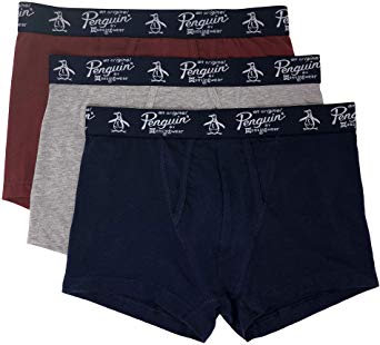 Original Penguin Men's Cotton Stretch Trunk Underwear, Multipack & Single