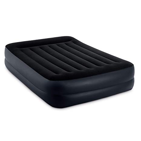 Intex Dura-Beam Standard Series Pillow Rest Raised Airbed w/Built-in Pillow & Internal Electric Pump