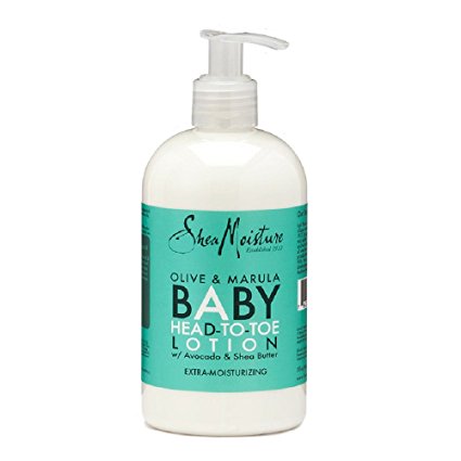 SheaMoisture Olive & Marula Baby Head-To-Toe Lotion, 13 Fl Oz