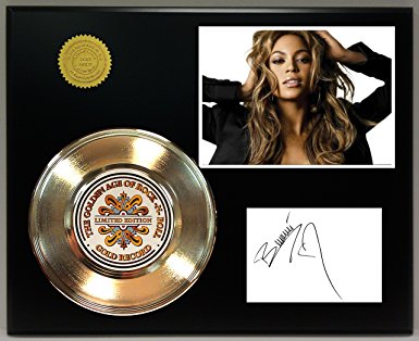 Beyonce Gold Record Signature Series LTD Edition Display