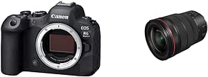 Canon EOS R6 Mark II - Full Frame Mirrorless Camera (Body Only) - Still & Video - 24.2MP, CMOS, Continuous Shooting - DIGIC X Image Processing - 6K Video Oversampling - Advanced Subject Detection