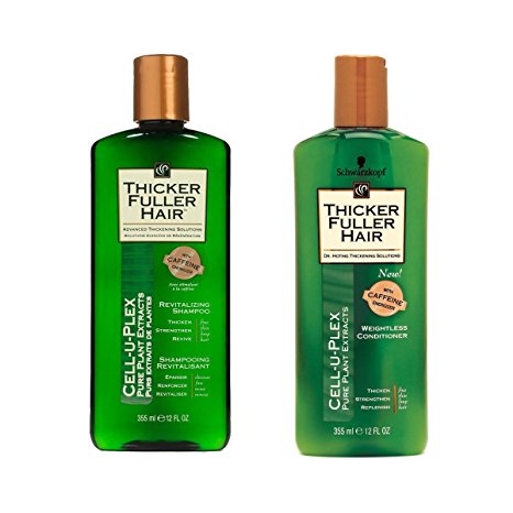 Thicker Fuller Hair Shampoo Revitalize 355ml   Weightless Conditioner 355ml