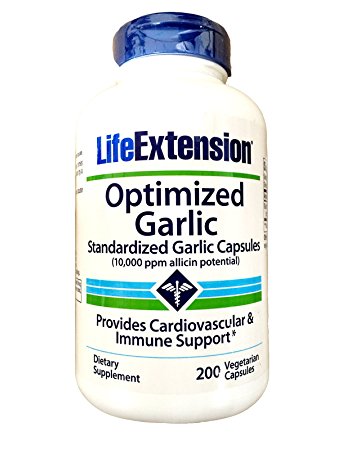 Optimized Garlic, 200 vegetarian capsules