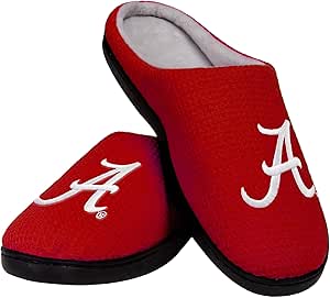 FOCO NCAA Mens Memory Foam Slide Slippers