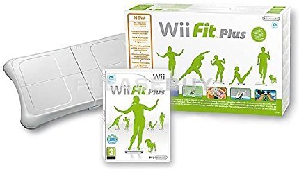 Wii Fit Plus with Balance Board (New, Brown Box Packaging)
