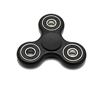 TopQPS Tri-Spinner Fidget Hand Spinner Toy Stress Reducer EDC Focus Toy Relieves ADHD Anxiety and Boredom with over 1 min of Spin Time!