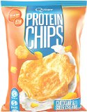 Quest Nutrition Protein Chips Cheddar and Sour Cream 21g Protein Baked 12oz Bag 8 Count