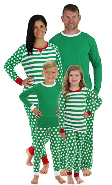 Sleepyheads Green Dot Family Matching Pajama Set