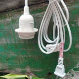 Fantado Single Socket Pendant Light Cord Kit for Lanterns 15FT UL Listed White by PaperLanternStore
