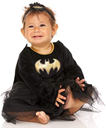 DC Comics Supergirl Batgirl Infant Baby Girls Costume Dress - Superhero Costumes for Girls