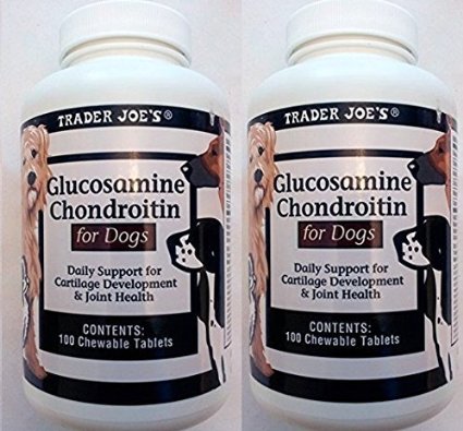 Trader Joes Glucosamine Chondroitin for Dogs 2 Pack