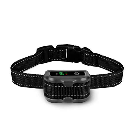 ieGeek Rechargeable Dog Bark Collar, Anti-Barking Collar with Beep, Vibration  Static Shock Modes,No Shock and Bark Collar E-collar IP67 Waterproof, Easy to Use for Small, Medium and Large and Dogs