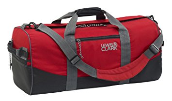 Lewis N. Clark Uncharted Duffel Bag, 12 x 24-Inch, Red