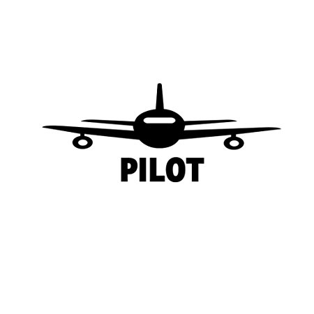 PILOT Aviation Pilot Decal Sticker