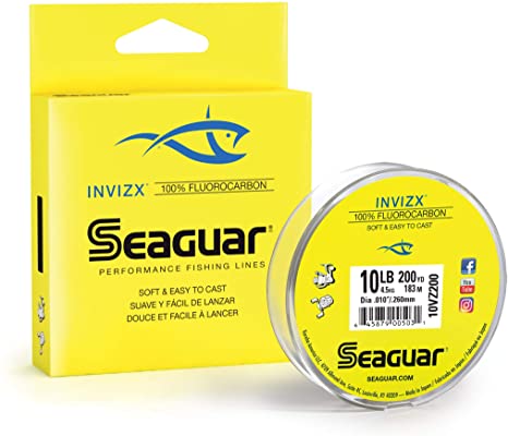 Seaguar Invizx Fluorocarbon Fishing Line 200yd 10 LB