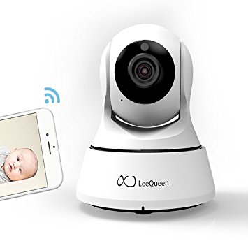 Wireless Baby Monitor - Digital Audio Intelligent Camera with HD 720P & Intelligent Motion Alerts & Talkback System & Night Vision for Android / iPhone / iPad / Windows LeeQueen Exclusive Sale