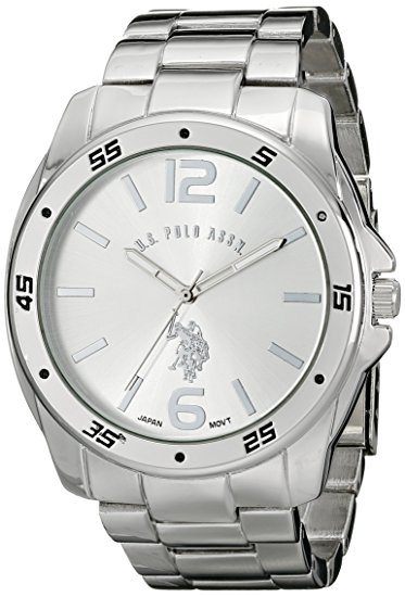 U.S. Polo Assn. Classic Men's USC80223 Silver-Tone Watch with Link Bracelet