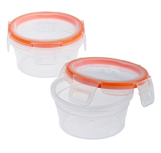 Snapware 2-Pack Total Solution 1.2-Cup Round Storage, Plastic