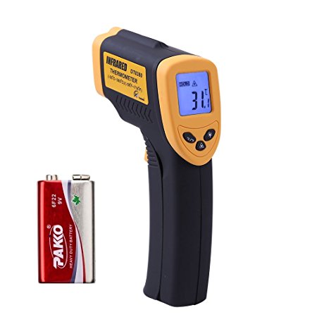 Infrared Thermometer KT THERMO Non-contact Digital Laser Thermometer gun-58~716℉ (-50~380℃)