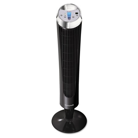 Premium Tower Fan with Remote In Quiet Oscillating Cooling Black Sleek Design