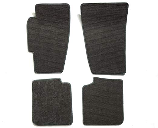 Premier Custom Fit 4-piece Set Carpet Floor Mats for Honda and Isuzu (Premium Nylon, Smoke)