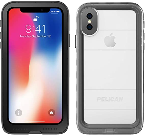 Pelican Marine Waterproof Case for Apple iPhone Xs Max Clear C43040-001A-CLBC