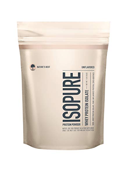 Isopure Whey Protein Isolate Unflavored 1 Pound
