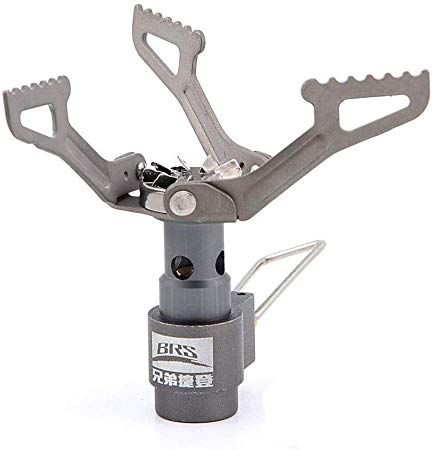 BRS Ultra-Light Titanium Portable Folding Alloy Camping Stove Gas Stoves Outdoor Cooker Outdoor Stove Gas Stove Miniature Portable Picnic Only 25g