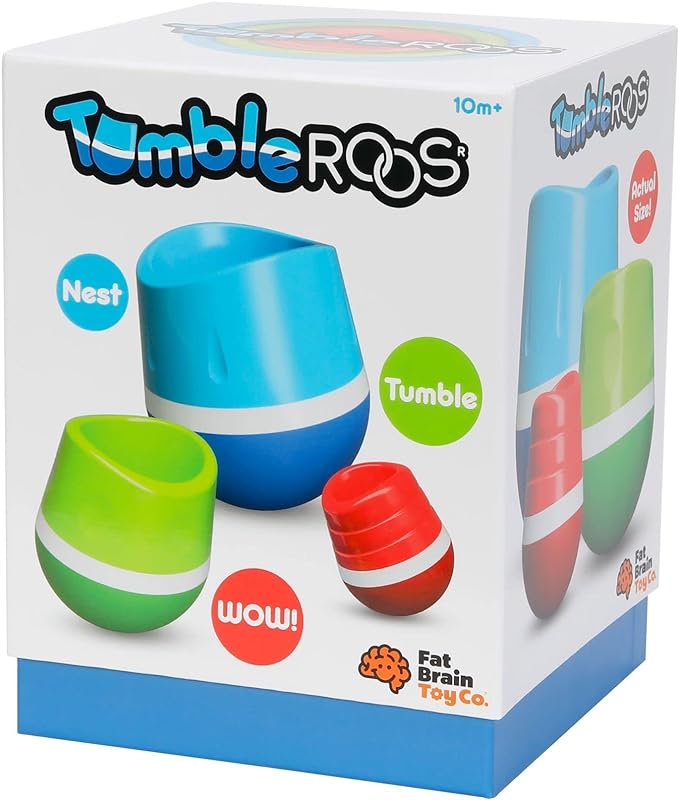 Fat Brain Toys TumbleRoos Baby Toys & Gifts for Ages 1 to 2