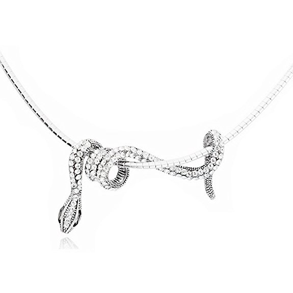 Personalized Diamond Snake Shape Personality Animal Series Pendant Necklace for Womens in Fashion jewelry