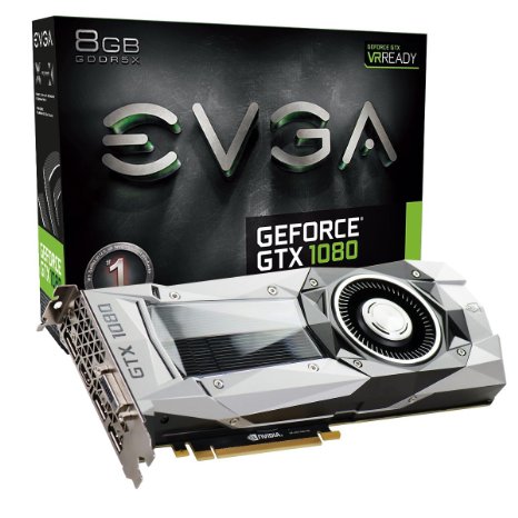 EVGA GeForce GTX 1080 Founders Edition Graphics Cards 08G-P4-6180-KR