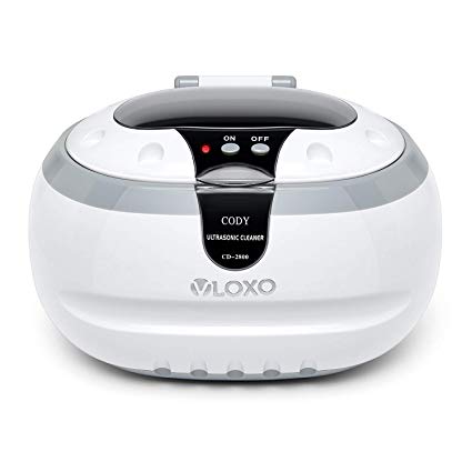 VLOXO Ultrasonic Cleaner 600ml Jewelry Dentures Glasses Bath Cleaner Professional Sonic Washing Machine for Jewelry Eyeglasses Watches Coins Razors Dentures Tools Newest Version
