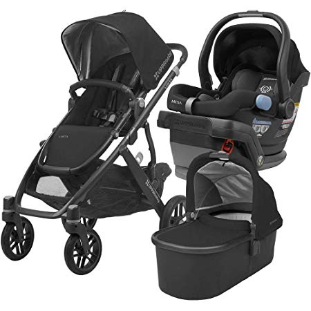 UPPAbaby Full-Size Vista Infant Baby Stroller & MESA Car Seat Bundle (Jake)