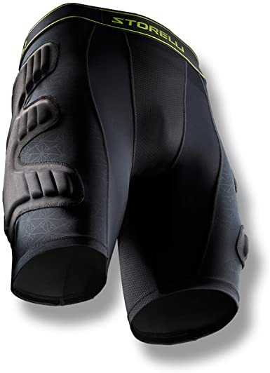 Storelli BodyShield Unisex Goalkeeper Sliders | Padded Soccer Sliding Undershorts | Enhanced Lower Body Protection