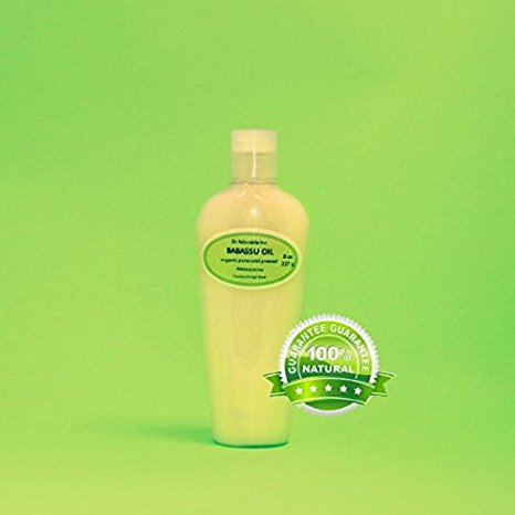 8 Oz Babassu Oil 100% Pure Organic Cold Pressed For Skin Hair Moisturizing