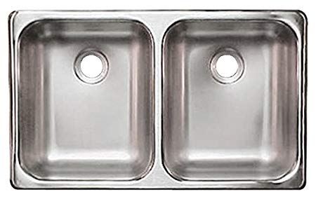 Heng's SSD-2515-5-22 Stainless Steel Double Sink