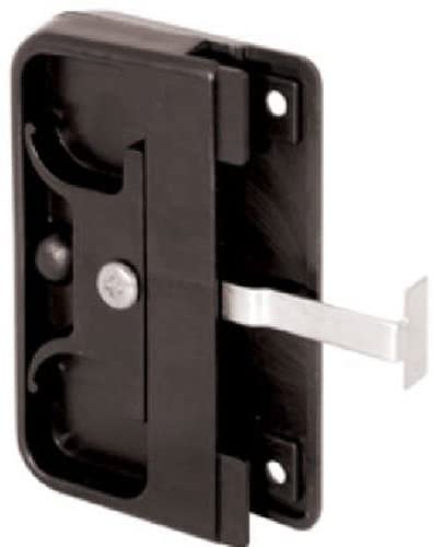 Slide-Co, Black Prime-Line Products 121740 Mortise Style Screen Door Latch and Pull, Plastic