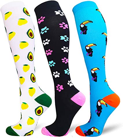 Compression Socks Women & Men - Best for Running,Medical,Athletic Sports,Flight Travel, Pregnancy