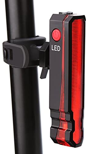 LEADBIKE LED Bicycle Laser Tail Light, USB Rechargeable Bike Rear Lights Cycling Safety Flashlight Warning Emergency Lights| Laser Pointer Function| Cool Spider Lighting Effects Design