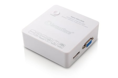 IntelliSecu 8 CH Mini NVR IP Camera Recorder Surveillance 1080P/960P/720P HD Recorder Cloud P2P ONVIF HDMI E-SATA 2 USB (White)