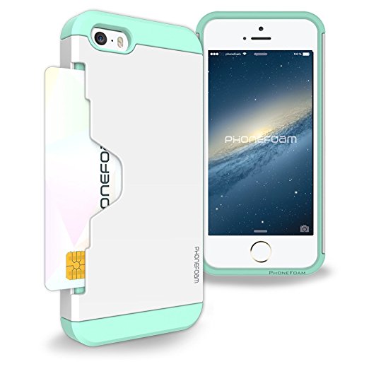 Phonefoam Golf Fit Case for Apple Iphone 5/ 5s - White Mint