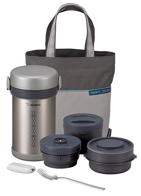 Zojirushi SL-NCE09 Ms. Bento Vacuum Lunch Jar in Stainless Steel