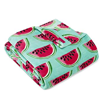 Betsey Johnson Throw, 50 x 70, Watermelon Picnic