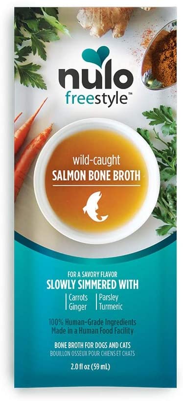 Nulo Freestyle Wild-Caught Salmon Bone Broth for Dogs and Cats 2 Ounces