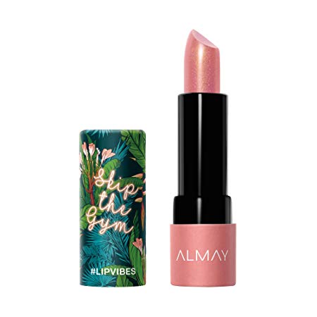 Almay Lip Vibes, Skip the gym, 0.14 Ounce, cream lipstick