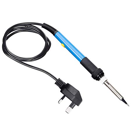 TABIGER Soldering Iron, 60W Temperature Adjustable Electric Welding Iron Gun with Precision Tip and UK Plug