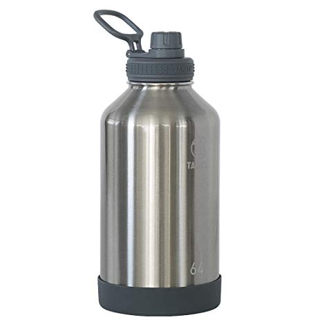 Takeya 51112 Actives Stainless Steel Insulated Water Bottle with Spout Lid 64 oz