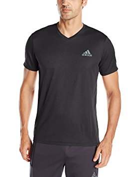 adidas Men's Training Essential Tech V Neck Tee